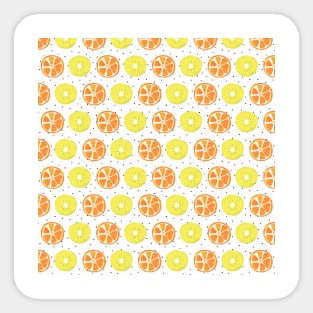 Oranges and Kiwis Sticker